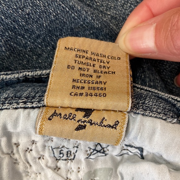 7 For All Mankind Women’s Flynt Jeans Size 27 Beaded - Picture 12 of 12